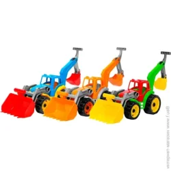 Технок Игрушка Трактор с двумя ковшами 3671