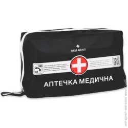 Аптечка для дома/офиса, для легковых/грузовых авто (№1), для предприятия, для школ/детских садов, универсальная Фарммедальянс Футляр медицинская черный (4820180070107)