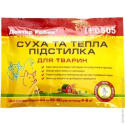 Биопрепарат порошок Доктор Робик Биопрепарат Доктор Робик Сухая и теплая подстилка для животных PRO 505 для использования в выгребных ямах биотуалета
