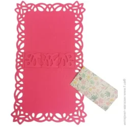 Аплі-Краплі Конверт для столовых приборов Easter 24x14 см малиновый