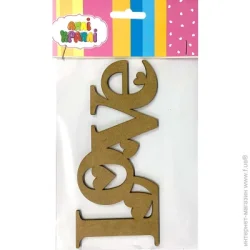 Кольоровий картон Аплі-Краплі Заготівля з МДФ Love 2