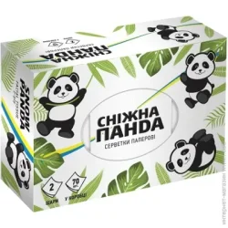 Сніжна Панда Салфетки бумажные в коробке Мини 70 шт.