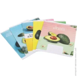 Тетрада Зошит шкільна Avocado Journal 24 аркушів в клітинку