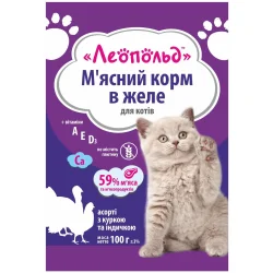 Корм Асорті з куркою та індичкою в желе 100 г
