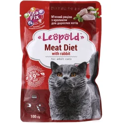Корм для кішок з кроликом, пауч, 100 г