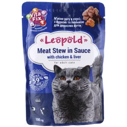 Корм с курицей и печенью в соусе 100 г