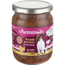 Леопольд Консерва Мясной деликатес с мясом индейки 500 г