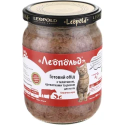 Корм с телятиной, креветками и рисом 500 г