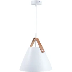 Светильник Светкомплект Подвес D-260 Leather 1x40 Вт E27 белый