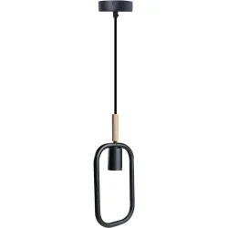 Светильник Светкомплект Подвес Loft RL 1x40 Вт E27 черный/дерево