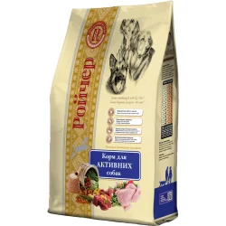 Сухий корм Ройчер Корм для всіх порід для активних собак 0,5 кг (курка, злаки) 500 г