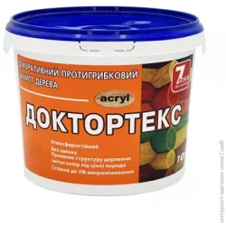 Ірком Лазур Доктортекс ІР-013 безбарвний шовковистий мат 10 л