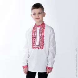 Сорочка Едельвіка Вишиванка для хлопчиків р.128 білий 320-23/00