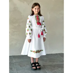Едельвіка Платье р.140 белый 261-25/09
