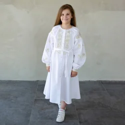 Едельвіка Сукня вишиванка р.158 білий 402-23/09
