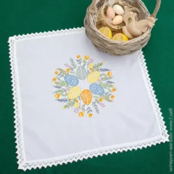 Едельвіка Салфетка пасхальная 298-24/00 43x43 см белый