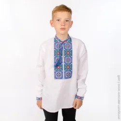 Едельвіка Вишиванка для хлопчиків 391-23/09 р.158 білий 391-23/09