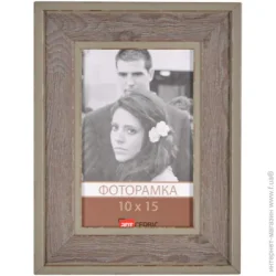 Фоторамка Арт-Сервіс ЕА-01329 1 фото 10x15 см сірий / деревно-коричневий