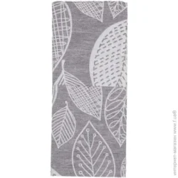 Конверт для приборов Прованс Чехол для приборов Листья 10x24 см серый