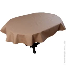 Прованс Скатертина овальна Кориця Коричнева 133x180 см