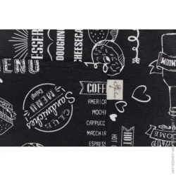 Конверт для приборов Прованс Чехол для приборов BLACK Breakfast 10x24 см