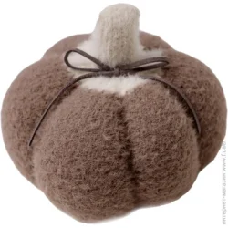 Прованс Декоративное изделие "Гарбузяшка" Тауп Dx15 см 15 см тауп