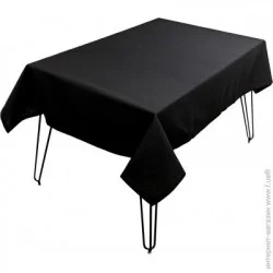 Прованс Скатерть Kelly 140x140 см черный с узором