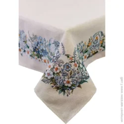 Прованс Скатертина Primavera 135x220 см молочний