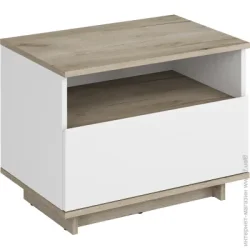 Грейд Тумба 2 Concept дуб крафт сірий / німфея альба