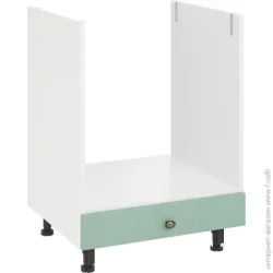 Грейд Тумба нижняя под духовку с ящиком МС Прованс изумруд 60х82х52 см, прованс изумруд