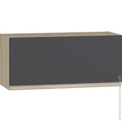 Грейд Шафа верхня під витяжку модифікована МС Джетта 80х36х31,7 см, графіт сірий/дуб сонома