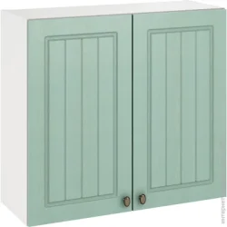 Грейд Шкаф верхний МС Прованс изумруд 80х72х31,5 см, прованс изумруд
