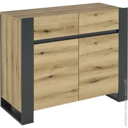 Грейд Комод Combo №3 1000x788x421 мм дуб эвок прибрежный/графит серый