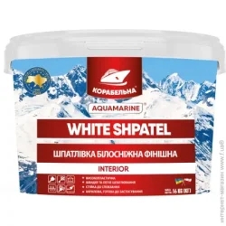Корабельна Шпаклевка WHITE SHPATEL белоснежная финишная 27 кг