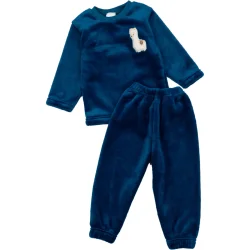 Пижамный комплект Пижама для девочек Маленькие люди Лама р.80-86 бирюзовый 0199