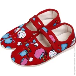 Домашние тапочки Экотапок Тапочки для девочек для девочки р.29 красный 1035