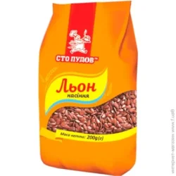 Крупа Сто Пудов Насіння льону Сто пудів 200 г