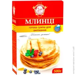Суміш для випічки Сто Пудов Суміш для випікання Млинці 500 г Сто пудів