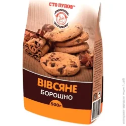 Мука Сто Пудов Борошно вівсяне 500 г Сто пудів