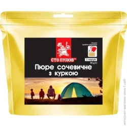 Сто Пудов Пюре чечевичное с курицей 80 г (4820235610081)