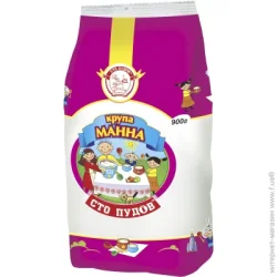 Крупа манная Сто пудов 900 г