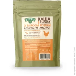 Верес Каша рисова з м'ясом курки 350 г