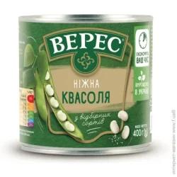 Овочева консервація Верес Квасоля ніжна 400 г