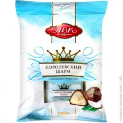 АВК Конфеты Цукерки Королівський шарм з кокосовою начинкою 110 г