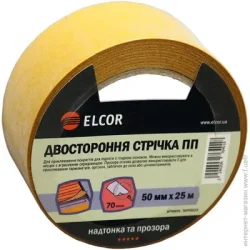 Клейкая лента Монтажная двусторонняя лента Элкор 50 мм х 25 м TRPP5025 (TRPP5025 )