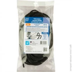 Киевгума Уплотнитель фигурный резиновый К002 (EPDM) 12 м черный