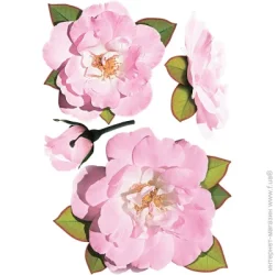 Наш Декупаж Декоративная наклейка Розы розовые