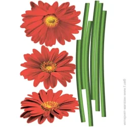 Наш Декупаж Декоративная наклейка Герберы