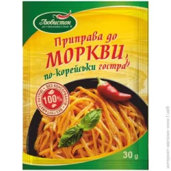 Специи Любисток Приправа к моркови по-корейски острая