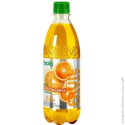 Напиток безалкогольный Біола Fruit Water Апельсин сильногазированный 0.5 л (4820010896600)